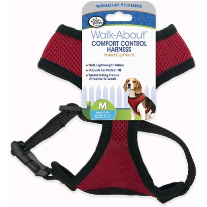 Four Paws Comfort Control Harness - Red