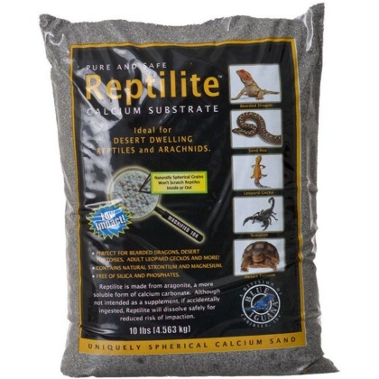 Blue Iguana Reptilite Calcium Substrate for Reptiles - Smokey Sands