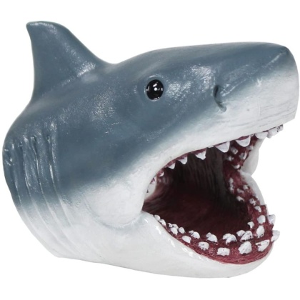 Penn Plax Jaws Open Mouth Swim Through Aquarium Ornament