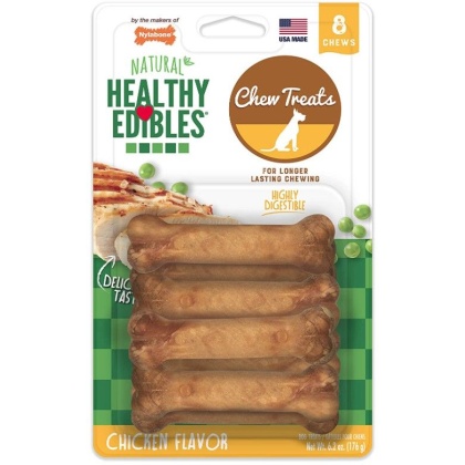 Nylabone Healthy Edibles Wholesome Dog Chews - Chicken Flavor