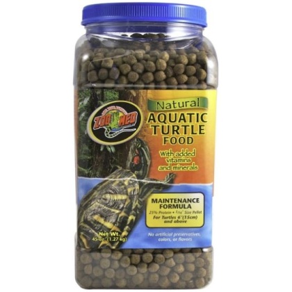 Zoo Med Natural Aquatic Turtle Food - Maintenance Formula (Pellets)